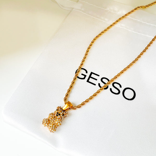 TEDDY BLING NECKLACE