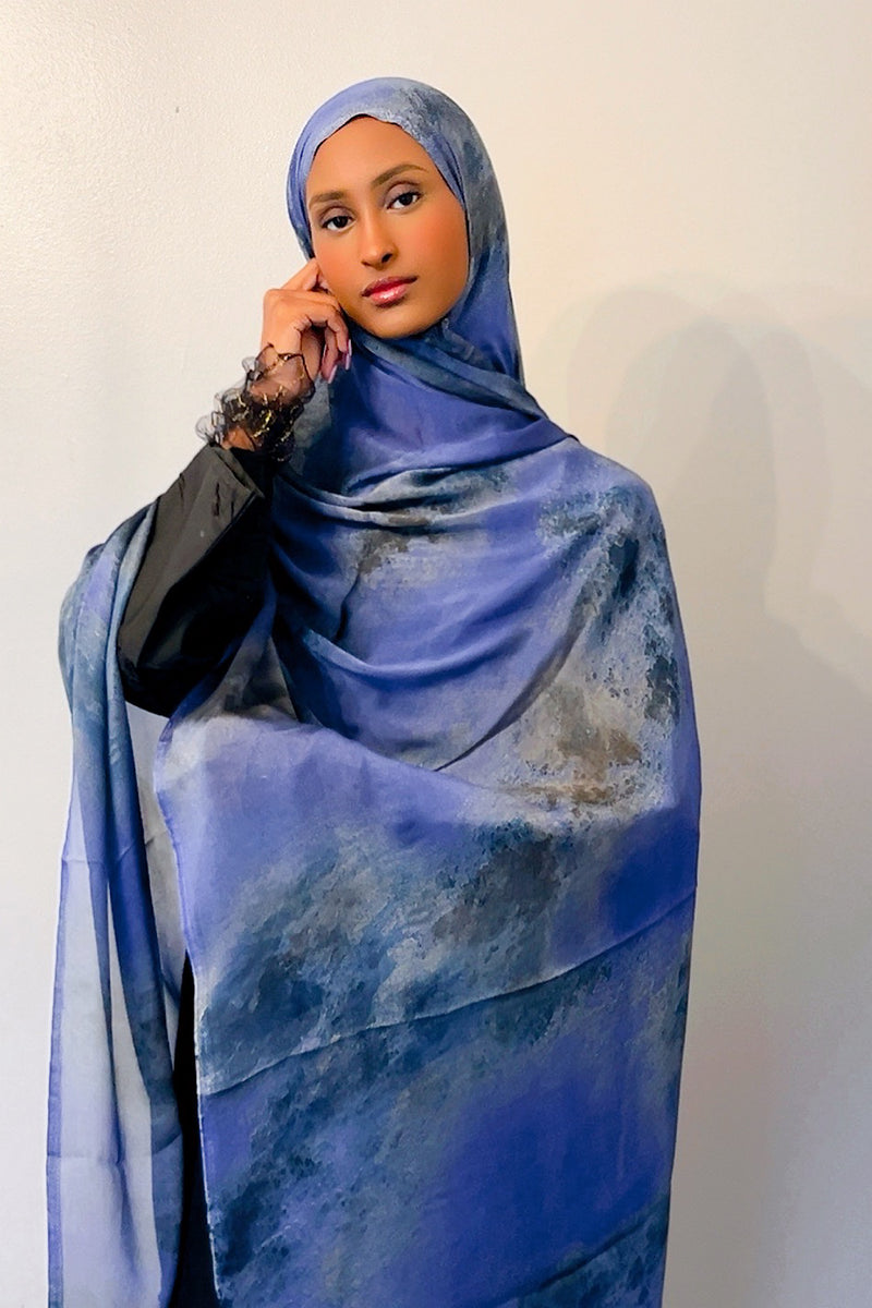 Wards Satin Chiffon Print hijabs