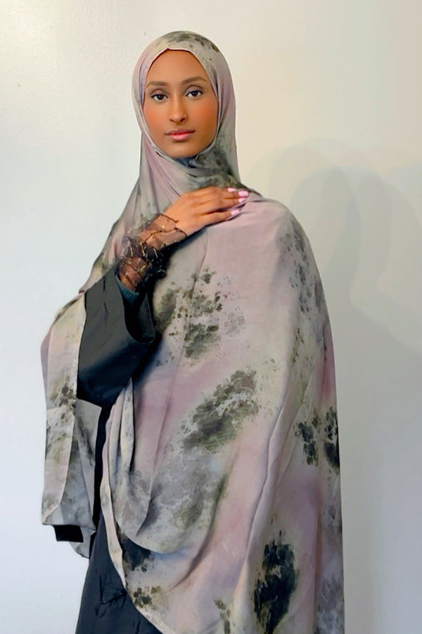 Wards Satin Chiffon Print hijabs