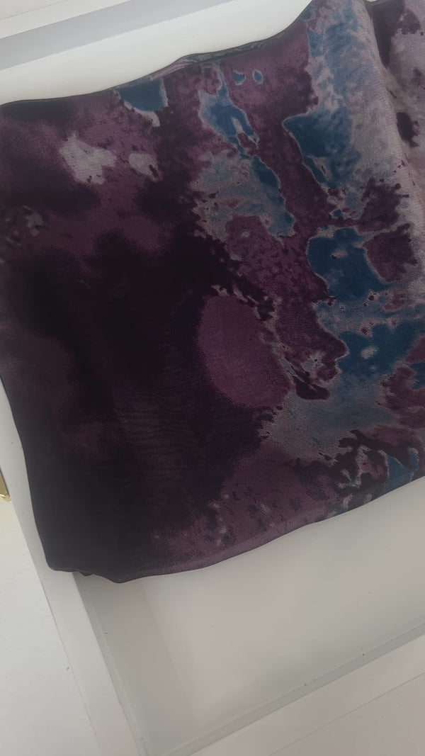 Rania Satin Chiffon Print Hijab