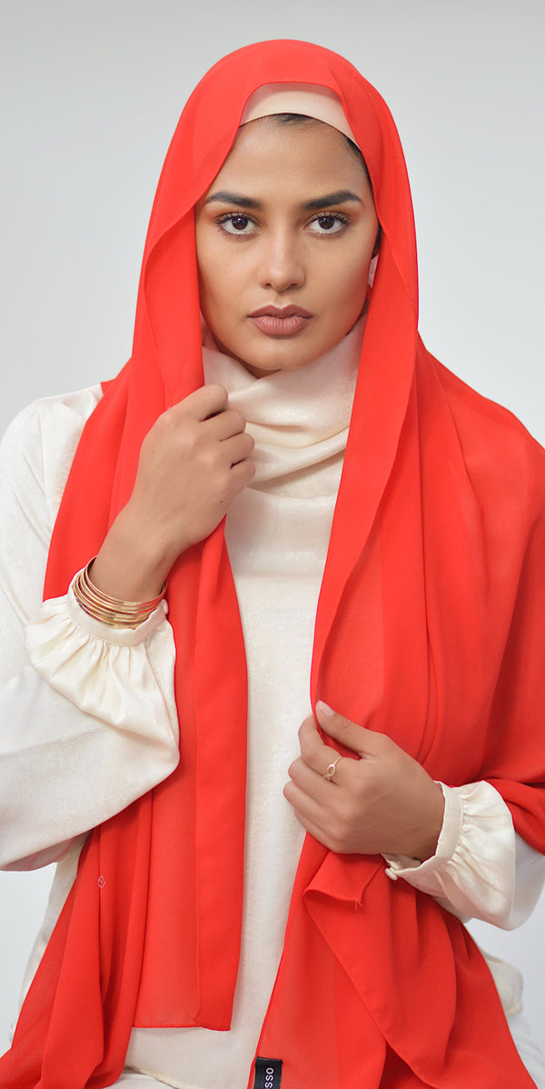 CHIFFON RED