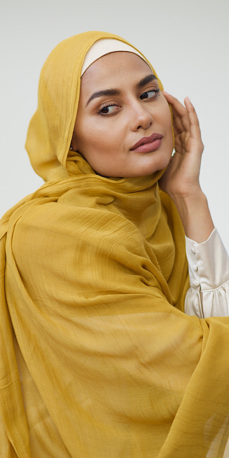 MODAL HIJAB MUSTARD