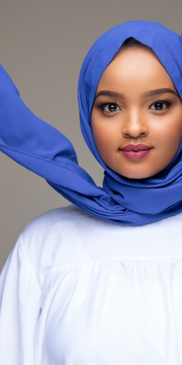 CHIFFON ROYAL BLUE