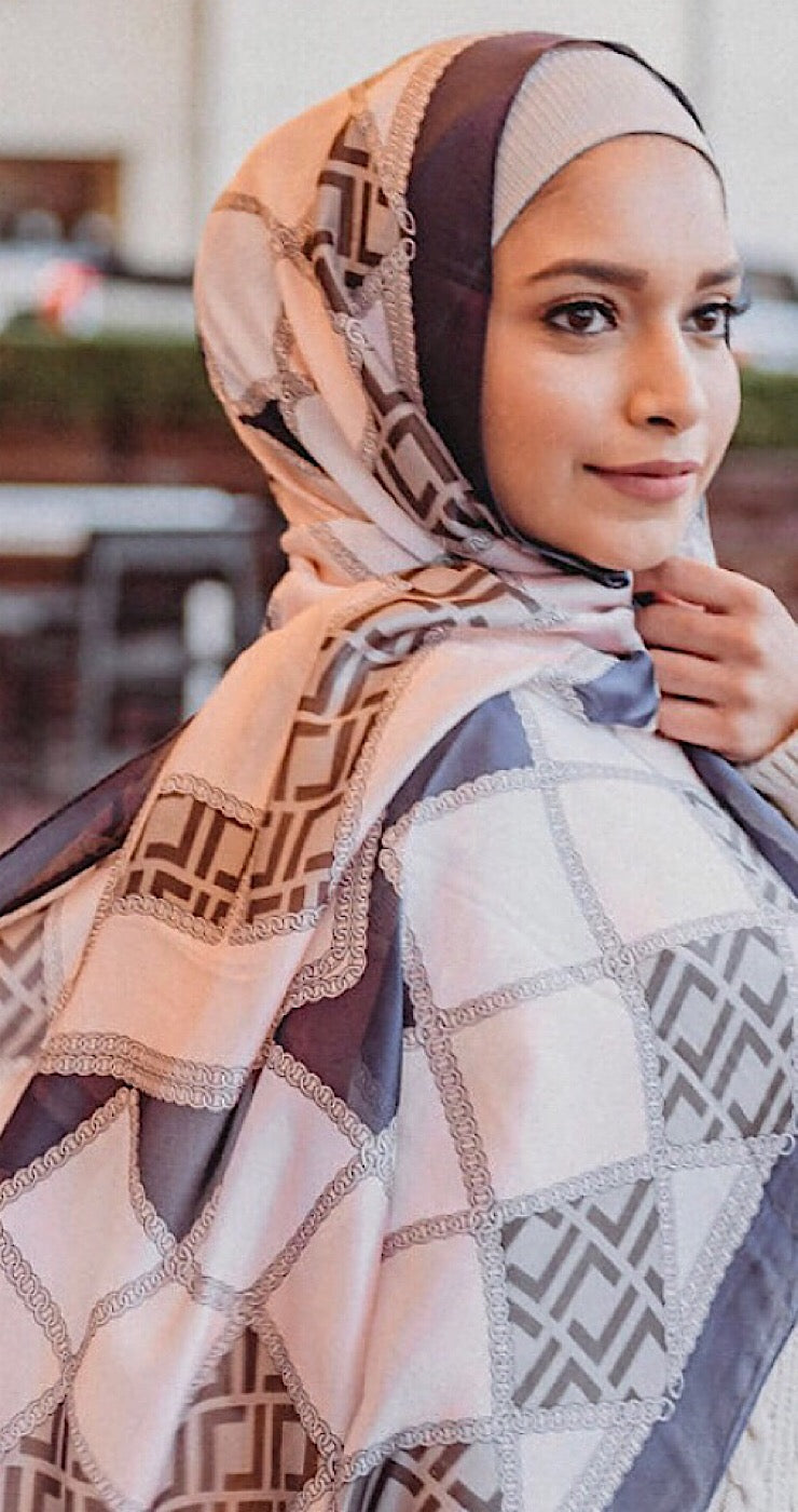 Satin Printed Hijabs