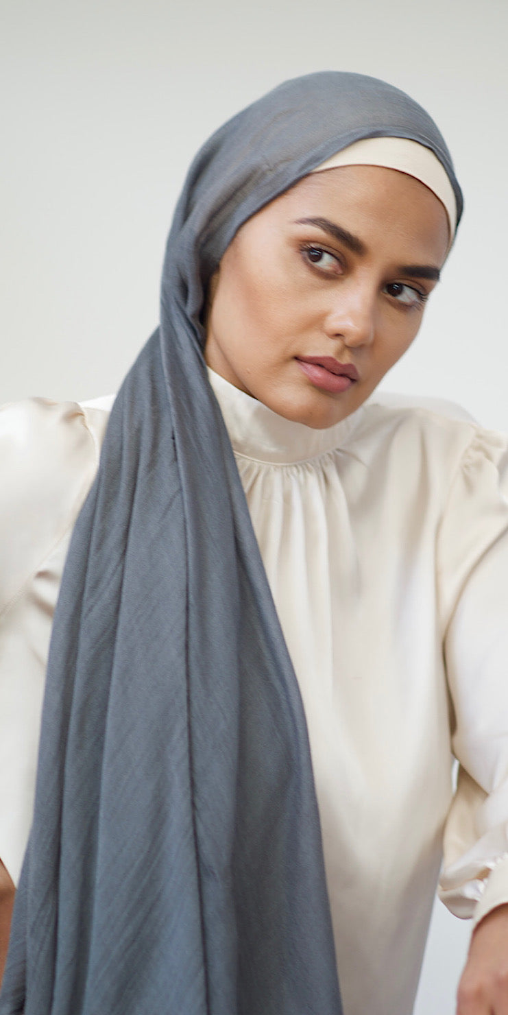 MODAL HIJAB DARK GREY
