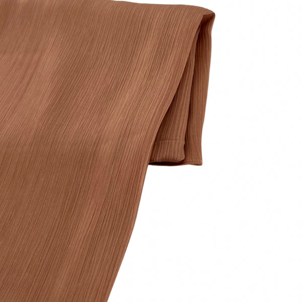 SATIN GEORGETTE CREPE DARK PEACH