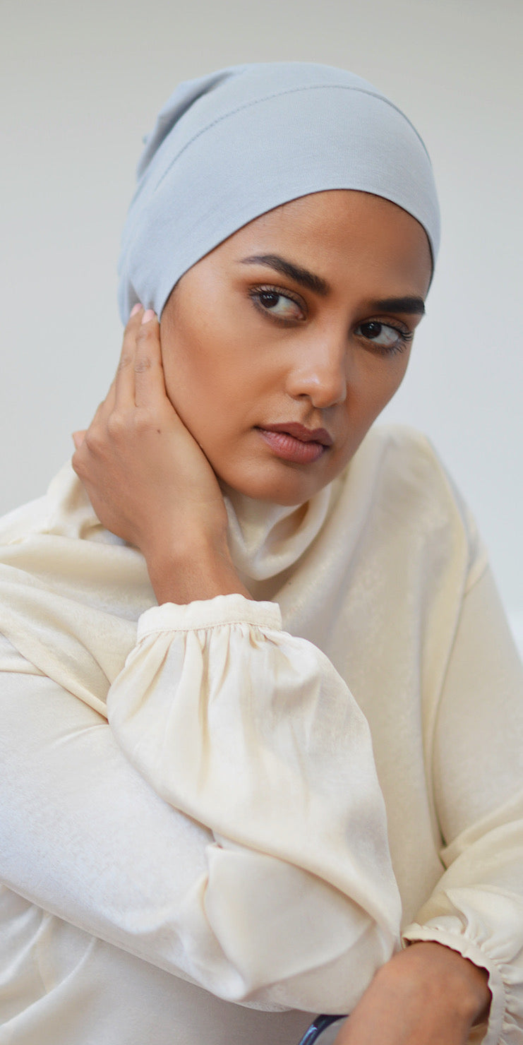 GREY UNDER HIJAB CAP