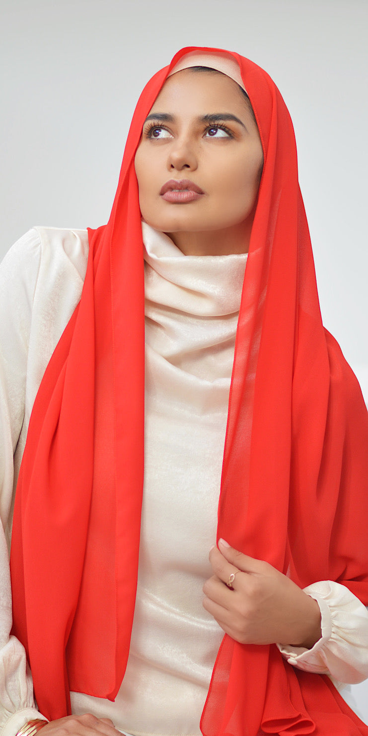 CHIFFON RED